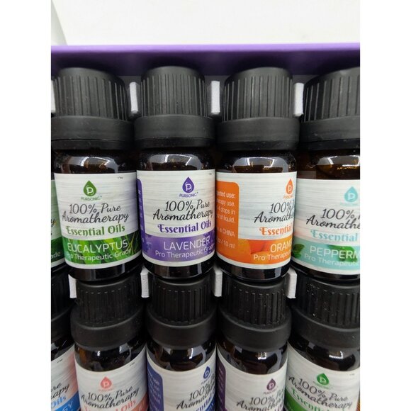 Pursonic 100% Pure Aromatherapy Essential Oils 14 Pack Gift Set Open box READ - Picture 3 of 10